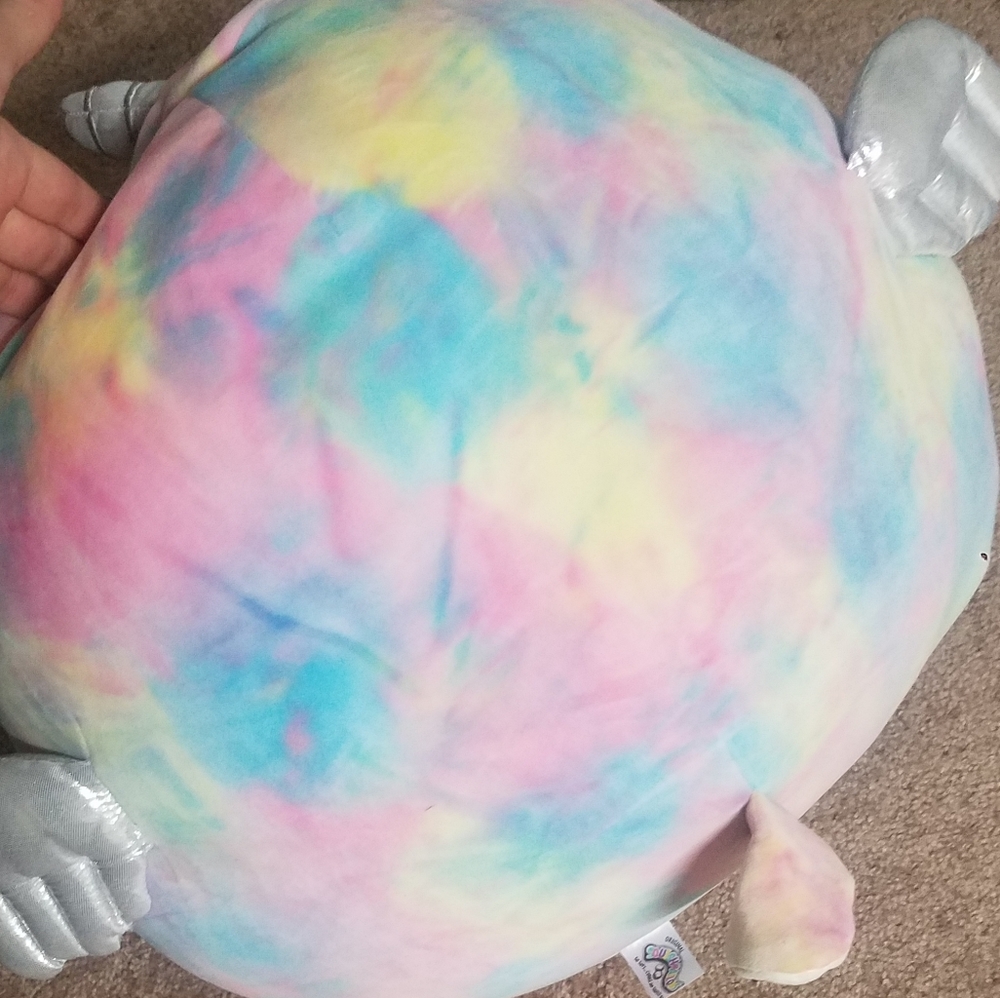 🌟LARGE 16”🌟 Rainbow Tie-Dye Llama Pegacorn Squishmallow Lucy-May - Picture 3 of 6